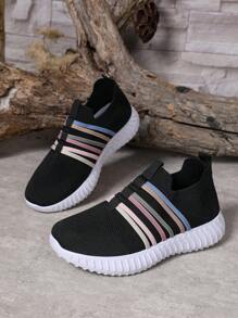 Women's Lightweight Casual Sneakers, Spring/Summer/Autumn, Breathable, Versatile, Soft Bottom, Non-Slip, For Work & Running