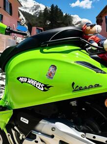 Hot Wheels Cool Hot Wheels Decal For Moto & Electric Bike,Personalized Car & Scooter Decoration For Street Style & Coolness, Ideal For Helmet Decals,Car Window & Laptop Decor