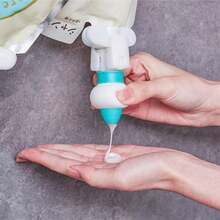 1 Bộ bình đựng chất lỏng kiểu Nhật, bình bóp đựng sữa tắm, dầu gội, bình đựng treo phòng tắm - Nhiều màu - Xem 5