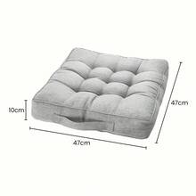 Grey Chair Cushions, Coccyx Cushion For Tailbone And Hip Discomfort Coccyx Pressure And Lower Back Support, Garden Kitchen Chair Cushion With Handle Strap For Dining Room Kitchen Seat - Grey - View 2