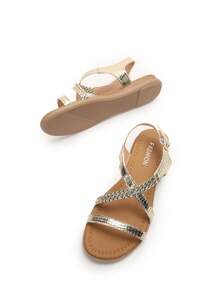 New Summer Open Toe Comfortable Casual Simple Versatile Women Flat Sandals