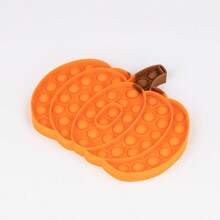Brinquedo Sensorial de Alívio de Estresse Bolha de Plástico Abóbora Amarela, Brinquedo Sensorial Estourando Bolhas com o Dedo, Brinquedo Popular de Alívio de Estresse para Adultos e Crianças, Decoração de Jogo de Festa para Natal, Halloween, Brinquedo de Relaxamento, Jogo de Empurrar e Estourar Diversão para Crianças e Adultos