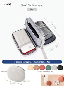 Bolsa organizadora electrónica, organizador electrónico portátil y a prueba de agua- Accesorios de viaje a China- Estuche de almacenamiento universal para cables, teléfonos celulares, batería externa