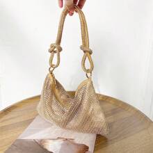 Women Shiny Rhinestone Dinner Bag Party Wedding Purse Luxury Full-Diamond Ladies Handbag Designer Sparkly Evening Bags