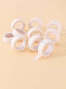 10/5/1pc White Non-Woven Grafting Eyelash Tape, Isolation Pad, Separate Upper And Lower Eyelashes Tape, Lift And Breathable, Eyelash Extension Tools