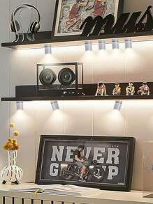 10/20/50 قطعة أضواء كهربائية مطلية تضيء في الظلام، إضاءة ليلية صغيرة بالبطارية، أضواء دفاقة صغيرة، إضاءة منزلية صغيرة، ديكورات حفلات فوانيس ورقية، إكسسوارات إضاءة منزلية صغيرة للأشغال اليدوية، إضاءة غرفة LED، مناسبة لديكور المنزل، غرفة الفن، خزائن عرض المجوهرات، الخزائن، الأشغال اليدوية DIY، ديكور غرفة الأطفال، ديكور غرفة البنات - متعدد الألوان - مشاهدة 4