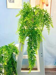 1/2/5pcs 31.49 Inch Artificial Hanging Bamboo Rattan, Artificial Hanging Fern, Vine Hanging Green Decorative Plants, UV Protection, Suitable For Outdoor Garden Yard Decoration, Wedding Decoration, Wedding Venue Decoration, Corridor Balcony Decoration, Party Decoration