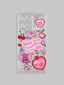 1 peça Case de celular com gráfico de desenho animado e amortecedor de choque, compatível com iPhone e Galaxy, incluindo iPhone 13, 15, 16 Pro Max, 16, 14 e 16 Plus, bem como telefones Galaxy - Multicolorido - Visão 37