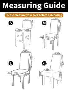 1 件防水弹力 PU 椅套，纯色简约设计客厅卧室防护椅套，适用于餐厅、派对、酒店的装饰椅子