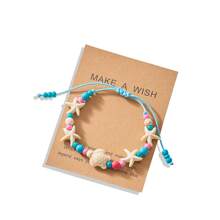 Cross-Border European And American Accessories, Bohemian Bracelets, Starfish, Shells, Conches, Rice Beads, Beaded Summer Beach Vacation Bracelets