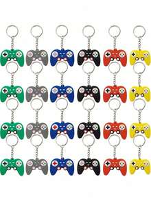 10 件/5 件/1 件 - 游戏手柄派对礼品、游戏控制器钥匙扣、生日派对用品吊坠装饰、男婴女婴礼物纪念品奖励礼品袋填充物，6 种颜色 - 彩色 - 查看 8