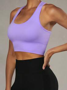 Yefecy Sports Bras For Women High Support, Seamless Padded Racerback Sports Bras For Yoga Gym Running And Workout
