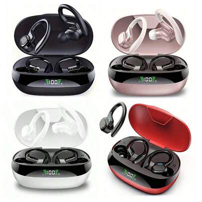 Trådlösa In-Ear-hörlurar med Hi-Fi-ljudkvalitet, 5.3-chip, upp till 36 timmars speltid, Touch Control, Type-C snabbladdning, LED-batteriindikator, brusreducerande mikrofon, Uppladdningsbart litiumpolymerbatteri, lämplig för anime, videospel, tv-program, djur och filmteman, perfekt för sport och träning