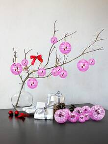 20-Pack Mini Disco Balls - 70s Retro Silver Reflective Glass Hanging Ornaments For Aesthetic Room Decor, Wedding, Party, Christmas Holiday Decoration Home Decor Christmas Decorations