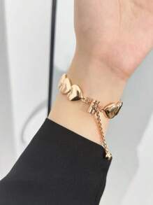 1 pieza Brazalete de mujer de aleación de zinc como banda de repuesto, compatible con IWatch Series Ultra2 Ultra SE2 SE 10 9 8 7 6 5 4 3 2 1 de 38/40/41/42/44/45/46/49mm