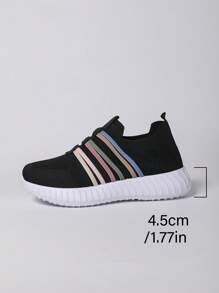Women's Lightweight Casual Sneakers, Spring/Summer/Autumn, Breathable, Versatile, Soft Bottom, Non-Slip, For Work & Running