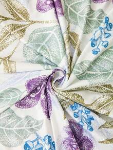 1pc Leaf Print Sofa Cushion Cover, Modern Tropical Leaf Print Sofa Seat Cushion Cover, Suitable For Home - Multicolor - View 11