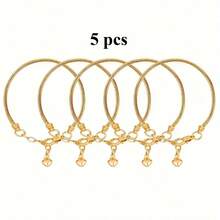 10/30/50/100/200/300 件混色灯工隔珠，大孔欧式珠子，适合 DIY 仙女棒、花园珠、钥匙扣、项链、手链首饰制作 - 彩色 - 查看 14