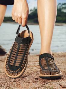 Men's Casual Colorblock Outdoor Sandals For Daily Wear & Sports