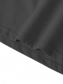 [New For Summer 2025] 100% Cotton Women's T-Shirt, Short Sleeves, Holiday Pattern, Casual, Crew Neck, Recommended For Matching Outfits, Tops - 深灰 - 查看 5