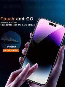 2 Stücke Datenschutzbildschirmschutz geeignet für 16 Pro Max/16pro/16pIus/16e/15pro Max/15pro/14/13 Smartphones, mit Datenschutz-Gehärtetem Glas Anti-Fingerabdruck, staubfrei, ölresistent beschichtet, verstärkte Haltbarkeit und einfache Installation von Handzubehör.