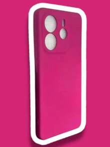 Redmi Note 14 4G / 5G Case - Silicone With Velvet - Rusty Rose - View 2