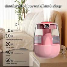 Humidificateur de brume ultra silencieux à grande capacité avec USB - Parfait pour la chambre et le bureau, grande capacité, humidificateur idéal pour la maison et la chambre à coucher