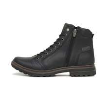 Freeway Absolut B6 Men's Boot Black Leather Zipper 100% Original Casual Lace Up - màu đen - Xem 6