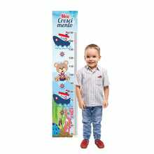 Adesivo Régua Medidora do Crescimento Infantil 1,50m x 30cm com Vários Modelos!