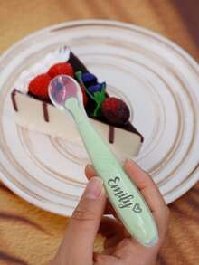 LICVIC Custom Name Baby Spoons,Personalized Baby Led Weaning Spoon,Customized Silicone Baby Feeding Spoons,Customizable Name Silicone Spoons Baby,Toddler Spoons,Kids Spoons,Gum-Friendly First Stage,Birthday Gifts,Mother's Day,Anniversaries,Friends,Kids,Students,Mother,Boys,Girls,Family,Unique Gifts - Style a - View 5