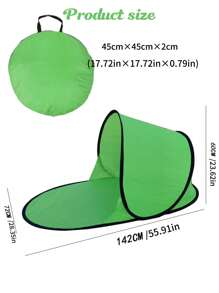 1pc Outdoor Tent, Portable Sun Shelter Tent, Single Person Leisure Quick Open Sunscreen Beach Tent, No Assembly Required