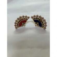 Kreatywny stop w stylu starożytnym, imitacja kapiącego oleju, płonący niebieski/czerwony, składany wentylatorowy wylot klimatyzacji samochodowej, dekoracyjne akcesoria klipsowe