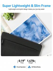 Uperfect Tragbarer Gaming-Monitor Uperfect 16" 120Hz 1920*1080P 16:10 IPS 1000:1 WEISS