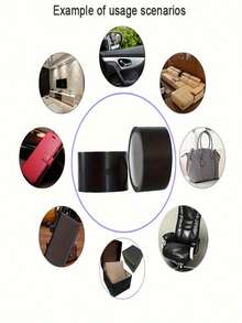 1 Roll Sofa Repair Tape, Cushion Repair Tape Set, Leather Repair Kit, Suitable For Furniture, Sofa, Car Seats, Office Chairs, Handbags - Black - View 12