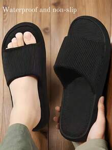 New Summer Fashion Minimalist Men Casual Slippers, EVA Material Breathable Non-Slip Comfortable No Odor Durable Anti-Bacterial Foot Care, Versatile For Daily Casual, Beach, Vacation/Outdoor, Unisex Couple Flip Flops, Shower Shoes - Multicolor - View 13