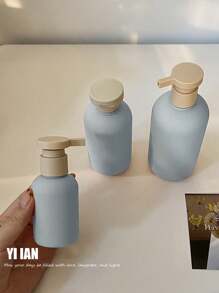 Travel Silicone Refillable Bottles, Squeeze Bottles With Flip Cap For Creams, Lotions, Shampoo, Conditioner