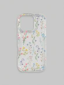 1pc Floral Pattern Transparent Phone Case, Suitable For IPhone 17/17 Air/17 Pro/17 Pro Max And Galaxy Phones, Protective Cover - Multicolor - View 28