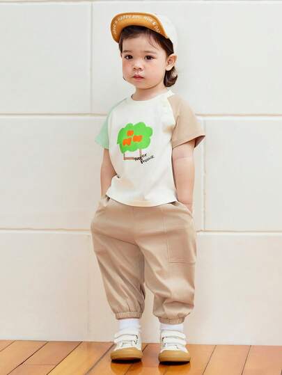 mini bala Bộ kháng khuẩn làm mát cho trẻ em, áo ngắn tay và quần dài cho mùa hè