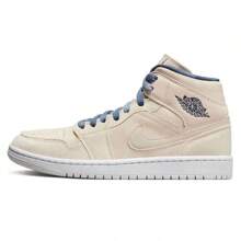 Nike Zapatillas deportivas de baloncesto de media caña Air Jordan AJ1 para mujer, con suela duradera y diseño transpirable para uso casual