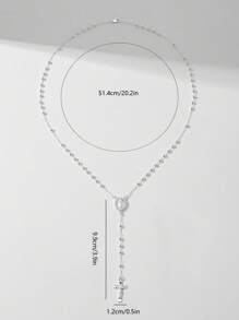 1 pieza Nuevo 2025 Collar colgante de rosario con nuestra señora de Guadalupe y Cristo crucificado, de plata de ley 925 chapada en platino hipoalergénico, con caja de regalo con cajón y bolsa de transporte incluidos, adecuado para regalos para madres, parejas, amigos, creyentes, Primera Comunión católica, para uso diario y festivo oraciones