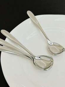 1件/3件/5件不锈钢咖啡勺，高品质，搅拌勺，甜点勺，小方勺，调味勺