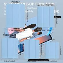 动漫家庭主题创意、简约、防摔、耐磨平板电脑保护壳适用于 iPad（生日礼物、节日礼物、送给朋友、家人、女朋友、男朋友的惊喜礼物）