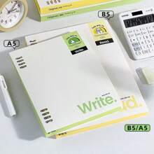 A5/B5 Detachable Loose-Leaf Notebook, Stylish & Thick, Suitable For College, High School, Graduate Exam, Junior High, Primary School Students,For School Supplies,Back To School