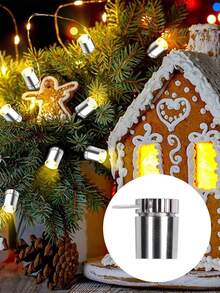 10/20/50 قطعة أضواء كهربائية مطلية تضيء في الظلام، إضاءة ليلية صغيرة بالبطارية، أضواء دفاقة صغيرة، إضاءة منزلية صغيرة، ديكورات حفلات فوانيس ورقية، إكسسوارات إضاءة منزلية صغيرة للأشغال اليدوية، إضاءة غرفة LED، مناسبة لديكور المنزل، غرفة الفن، خزائن عرض المجوهرات، الخزائن، الأشغال اليدوية DIY، ديكور غرفة الأطفال، ديكور غرفة البنات - متعدد الألوان - مشاهدة 3