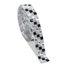 1 Yard Packaging With A Width Of 1. 2cmSparkling Self-Adhesive Rhinestone Ribbon - Crystal Tape For DIY Crafts, Weddings, Birthdays & Holiday Decorations