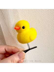 10pcs/6pcs Cute Chick & Duckling Hair Clips, Hairpin Hair Accessories, Suitable For Party Favors