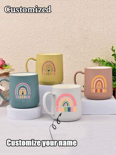 1 pezzo Tazza personalizzata, personalizzabile con foto, testo, nome, logo, disponibile in vari colori, tazza personalizzata per compleanno, adatta per lavaggio, birra, succo, latte, caffè, facile da pulire, elegante, semplice, prodotti personalizzati di alta qualità, può essere usata come regalo di inaugurazione della casa