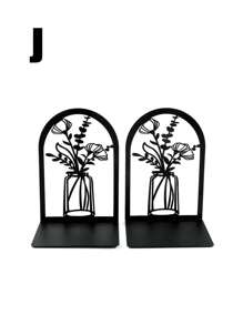 1Pair Metal Bookends, Tree Of Life Desktop Metal Book Ends, Book Storage Rack, Minimalist Desktop Book Holder, Student Combo Desk Organizer Rack, Multifunctional Desktop Decoration Stand For Office Best Gifts Birthday, Office Desktop Home Bookend Gift For Book Loves Office Desktop Iron Book Rack, Book Stand, Reading Stand,