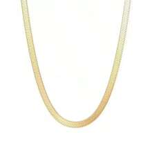 Fashionable Titanium Steel Gold Necklace, Elegant Chain Necklace Suitable For Men & Women