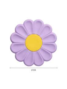 Daisy Flower Silicone Heat Insulating Mat Anti-Scalding High Temperature Resistant Pot Mat Premium Feeling Putting Pots And Pans Table Vegetable Mat Silicone Mat For Kitchen Countertop Non-Slip Heat Resistant Heat Insulating Mat Modern Design Pot And Pans Mat Silicone Table Mat Easy To Wash. - Multicolor - View 26